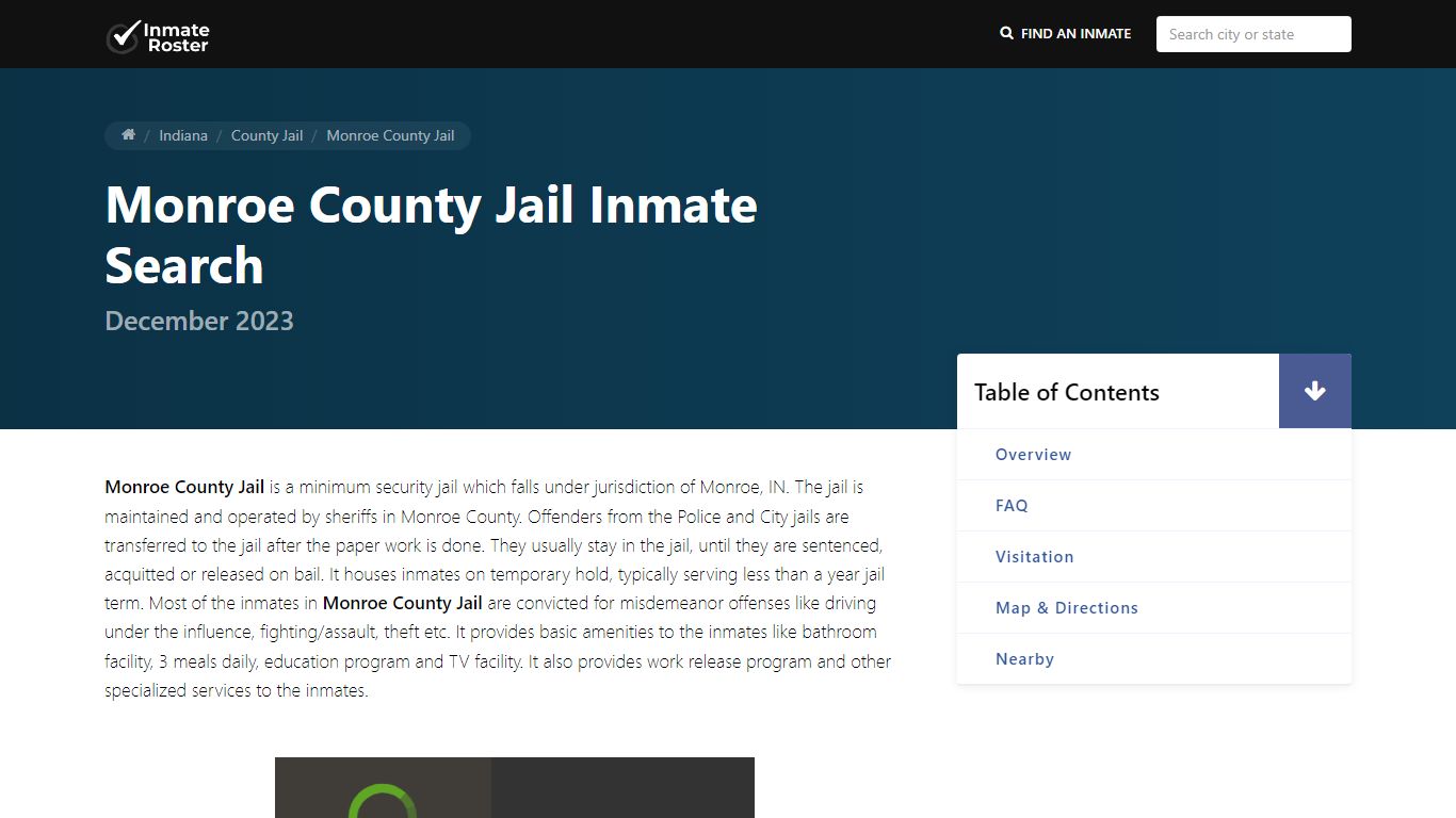 Inmate Search | Monroe County Jail - Bloomington, IN